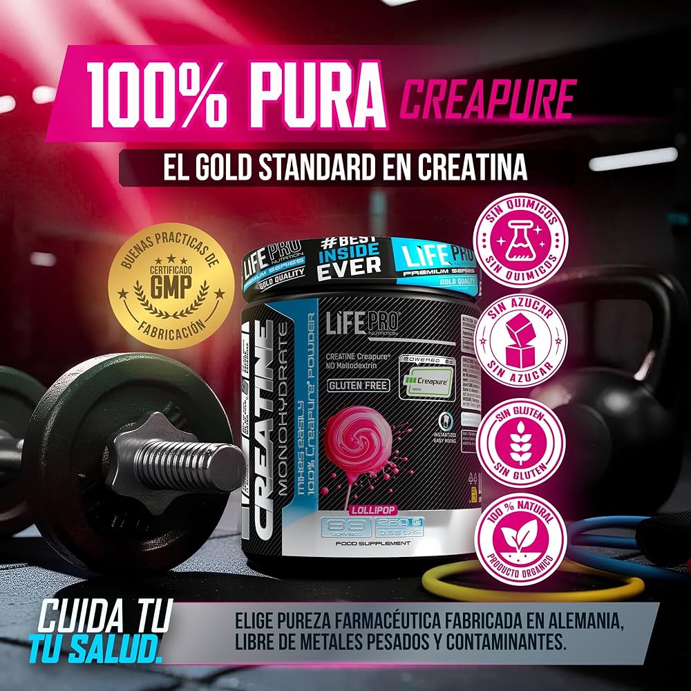 Creatina Life Pro Creapure 500 g | Pirulito