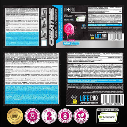 Creatina Life Pro Creapure 500 g | Pirulito