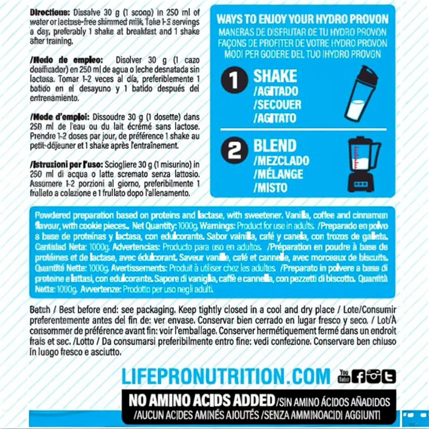 Life Pro Hydro ISO Protein 1 kg | Choco Monky