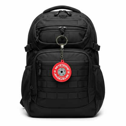 Porta-chaves de disco vermelho de 25 kg