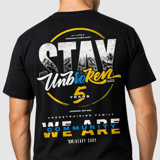Stay Unbroken tee oversize | V Aniversario