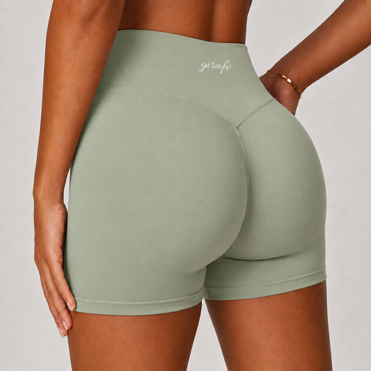 Shorts Iron Girafe sage green