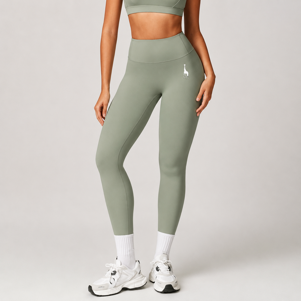 Leggings Iron Girafe sage green