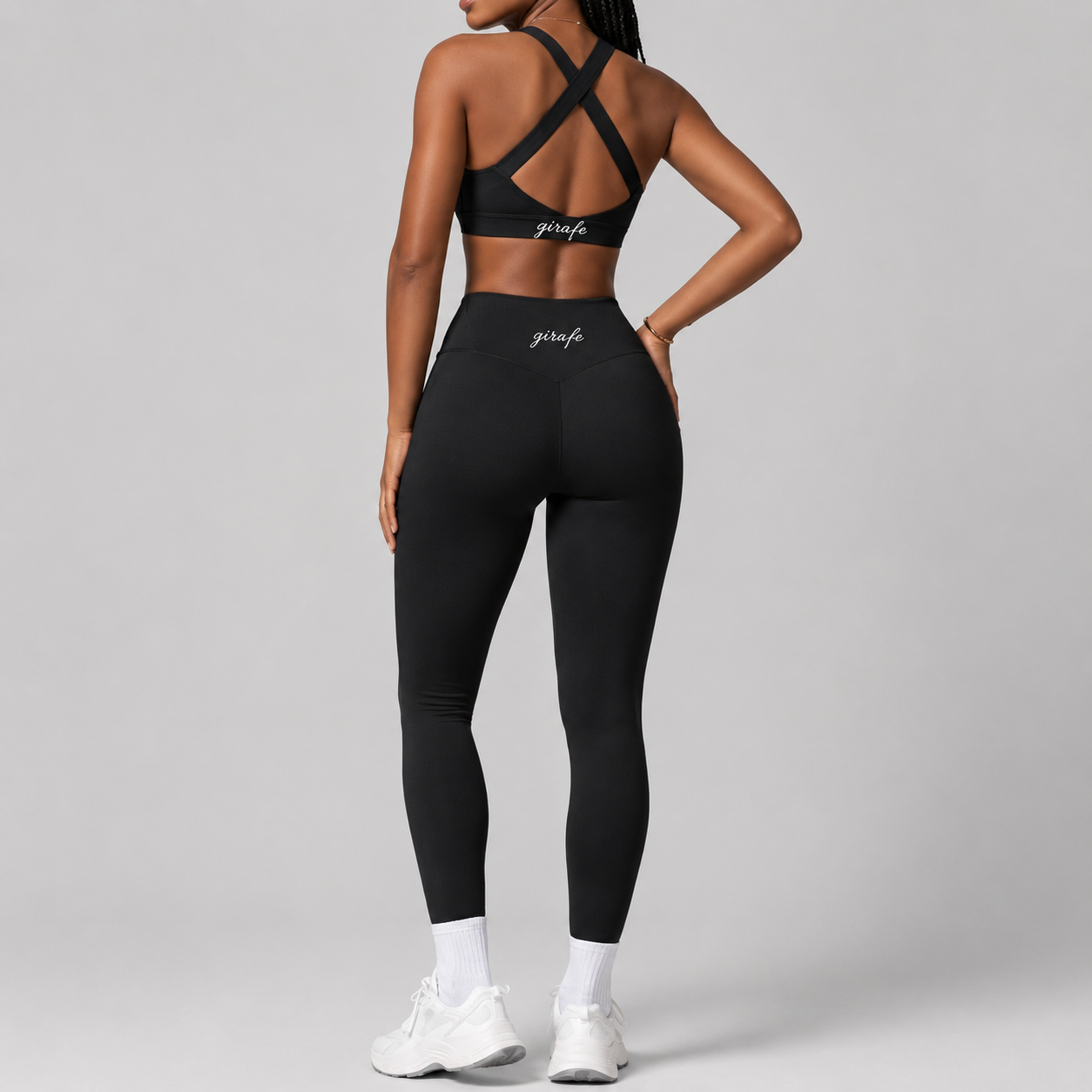 Leggings Iron Girafe negro