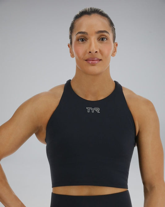TYR Cropped High Neck Sports