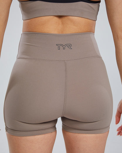 TYR High-Rise short brown