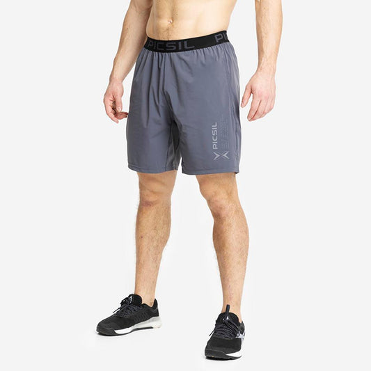 Picsil Premium shorts grey - Unbroken Fitness Shop