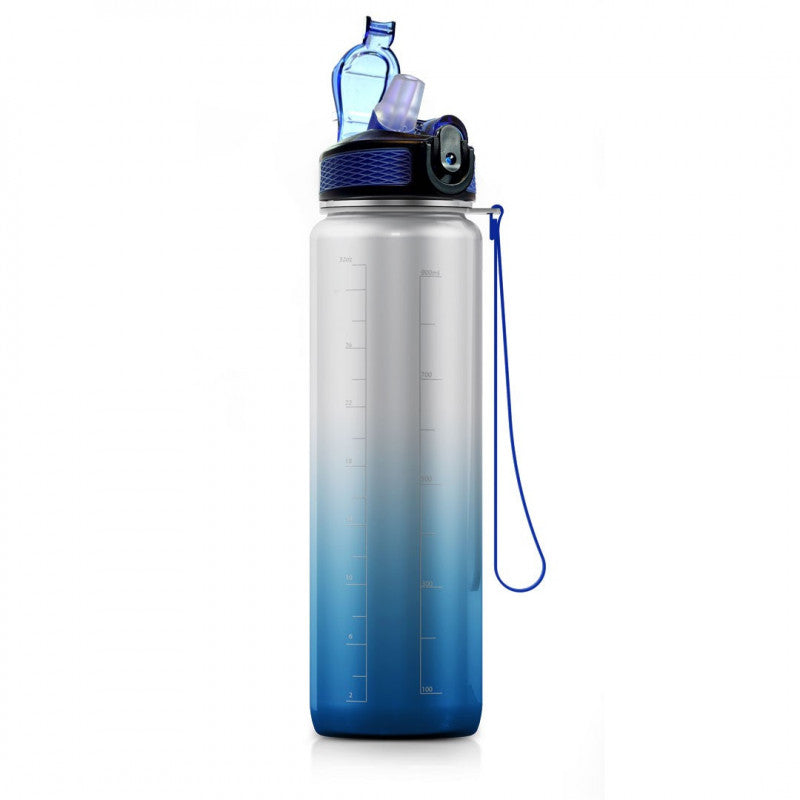 Botella Soft Touch 1 L azul