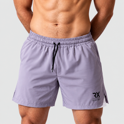 Pantalón corto malla RX gris