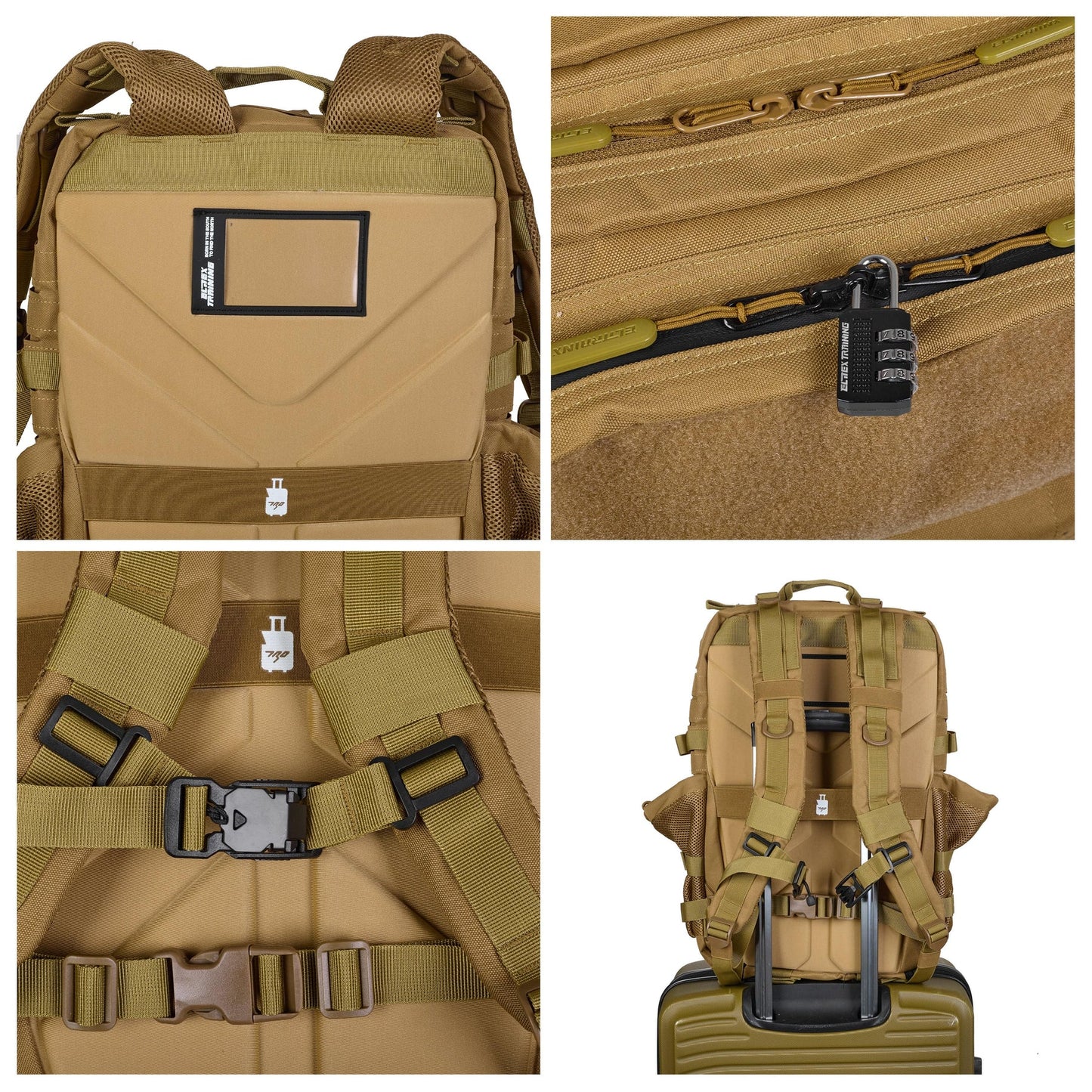 Elitex khaki V2 All In 45 L