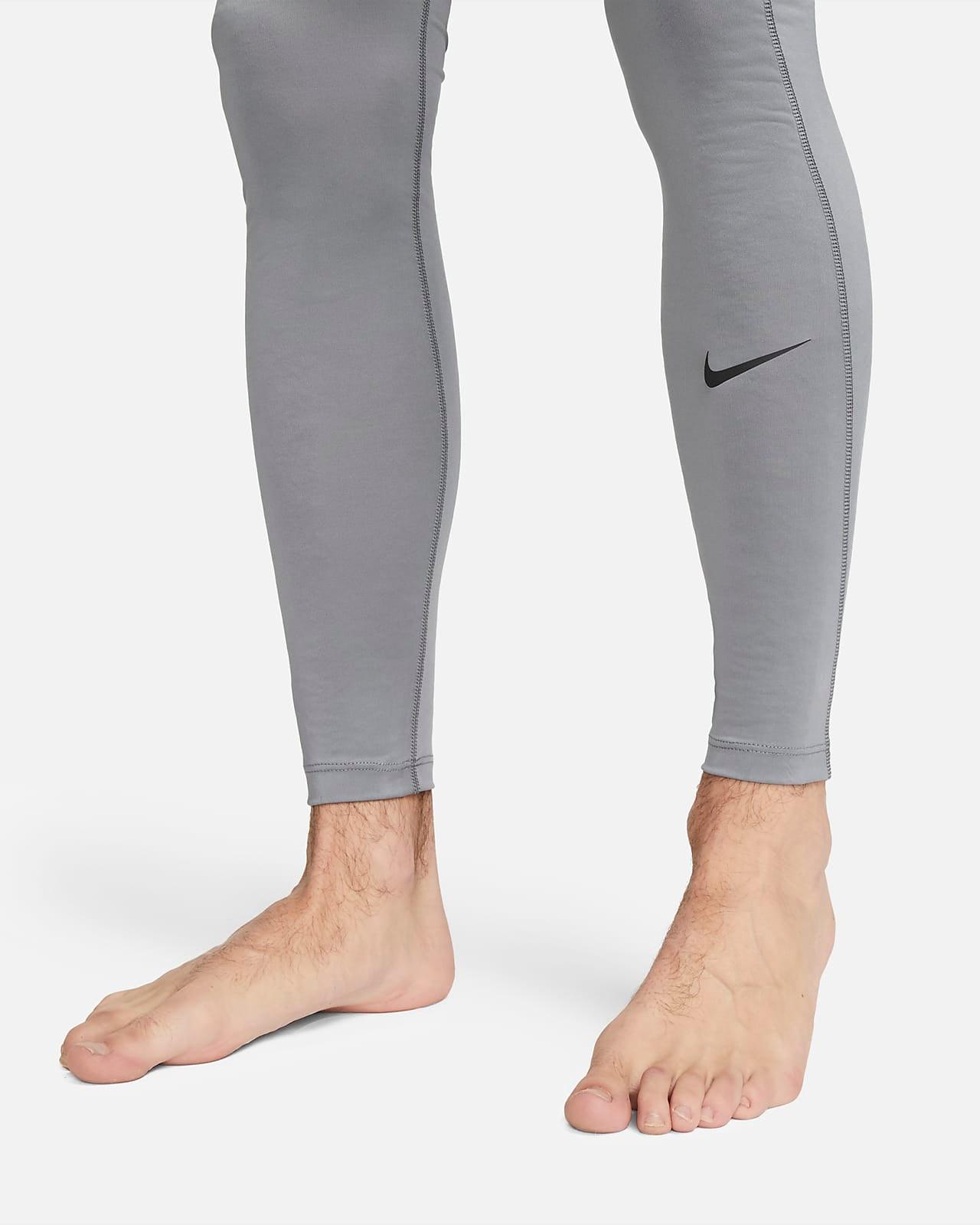 Nike Pro malla larga gris - Unbroken Fitness Shop