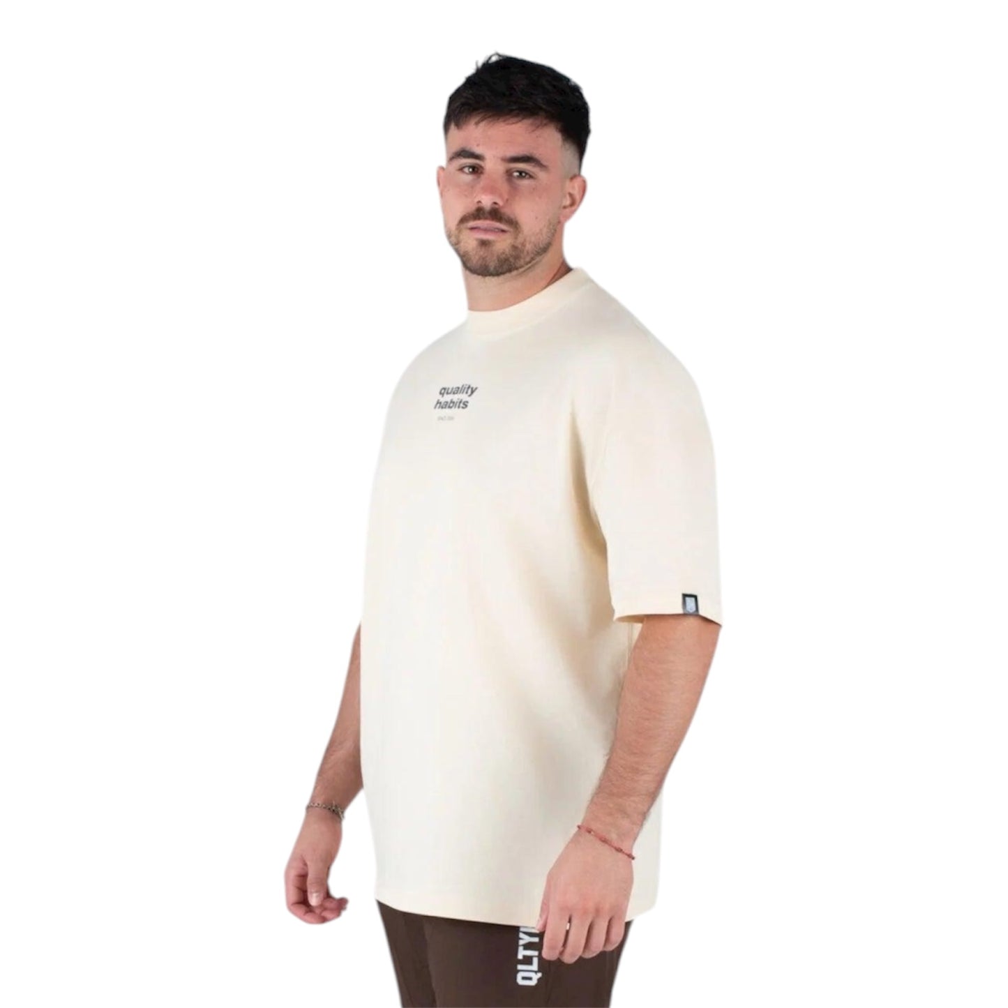 Quality Habits oversized bege unissexo