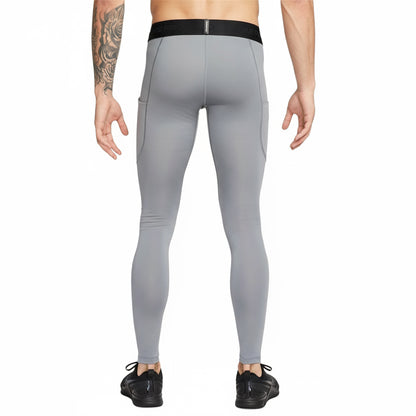 Nike Pro malha cinza comprida