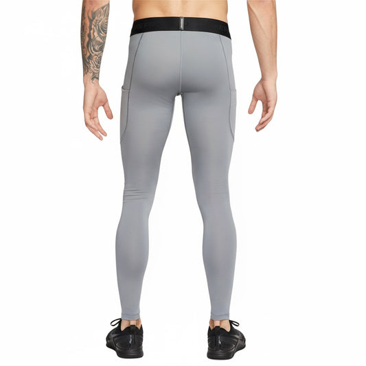Nike Pro malha cinza comprida