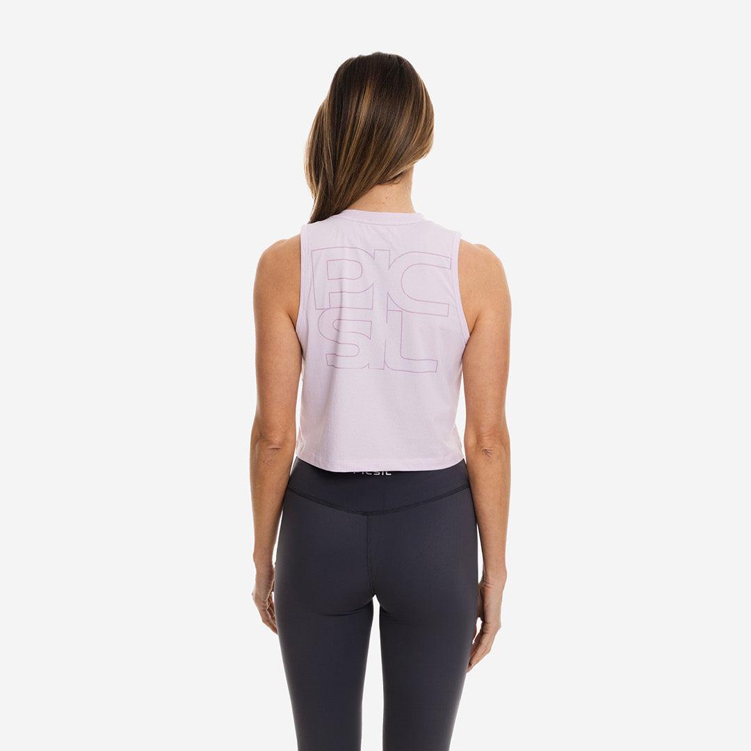 Crop Tank Picsil pink - Unbroken Fitness Shop