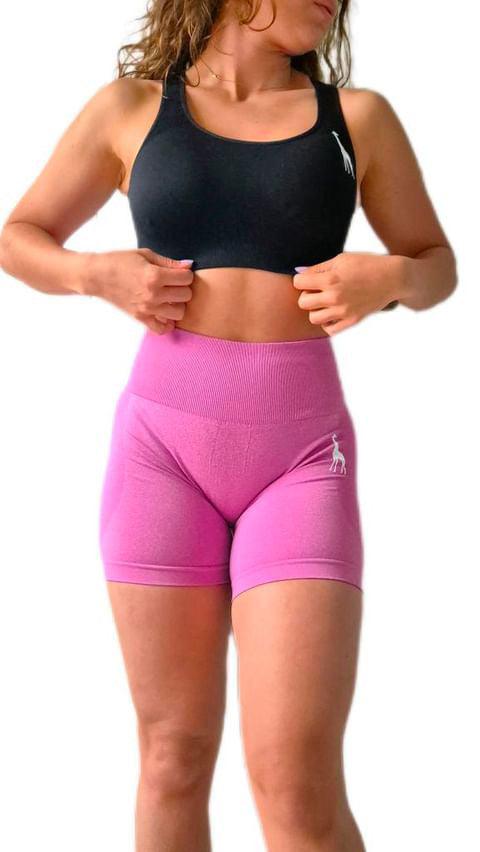 Shorts Push Up Girafe pink - Unbroken Fitness Shop