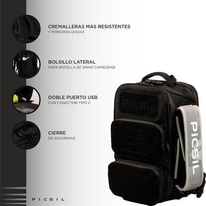 Tactical Maverick Picsil 2.0 preto 40 L
