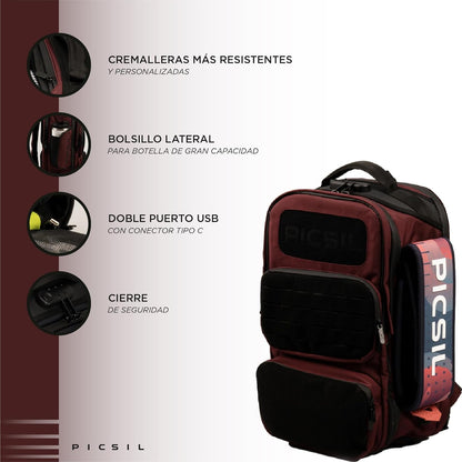 Tactical Maverick Picsil 2.0 vermelho 40 L