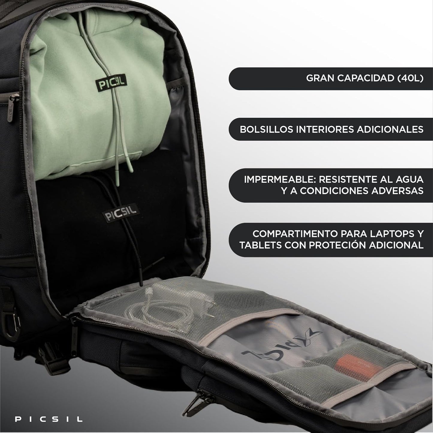 Tactical Maverick Picsil 2.0 azul marinho 40 L