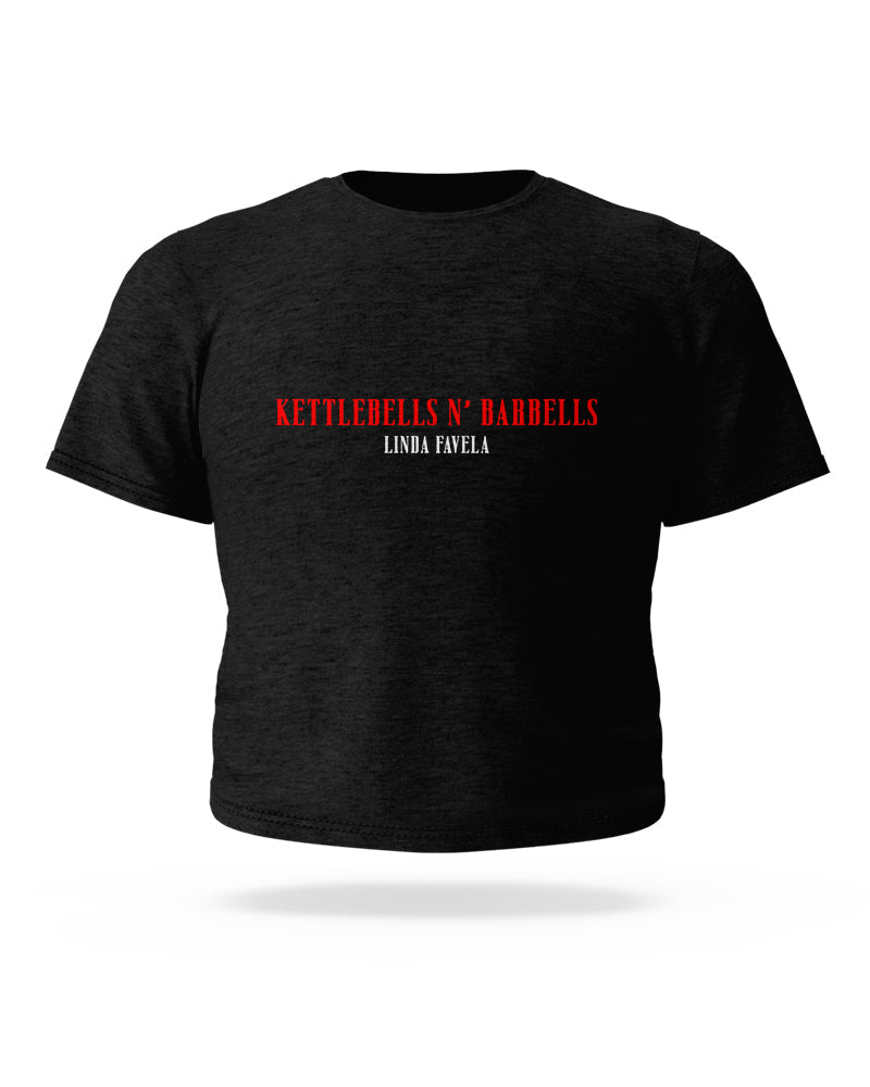 Kettlebells N Barbells crop top