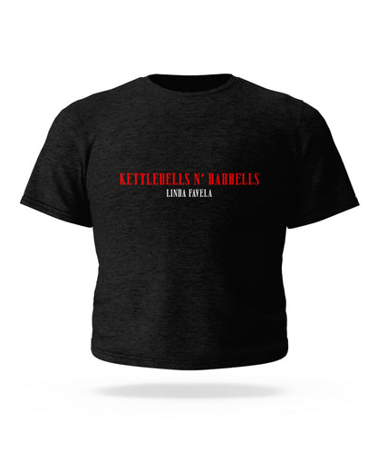 Kettlebells N Barbells crop top