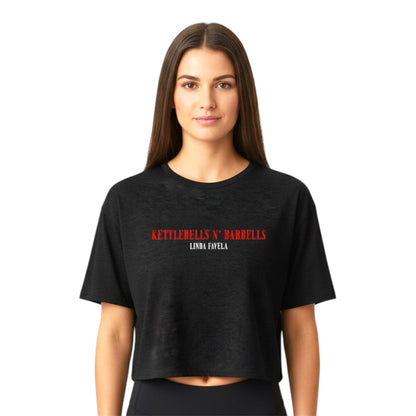 Kettlebells N Barbells crop top