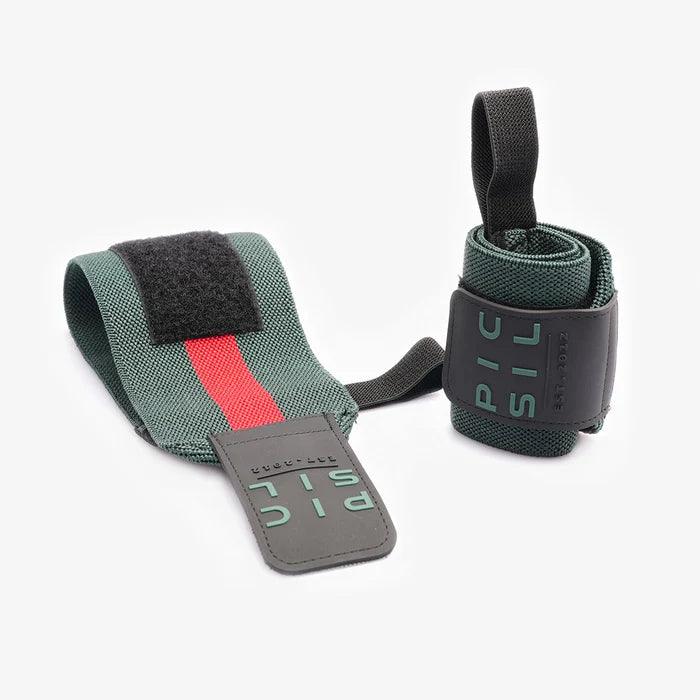 Muñequeras Picsil greenred - Unbroken Fitness Shop
