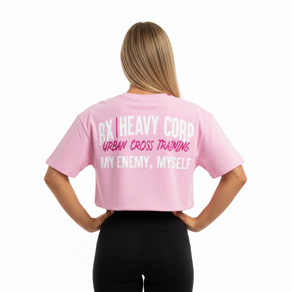 My Enemy Myself crop top