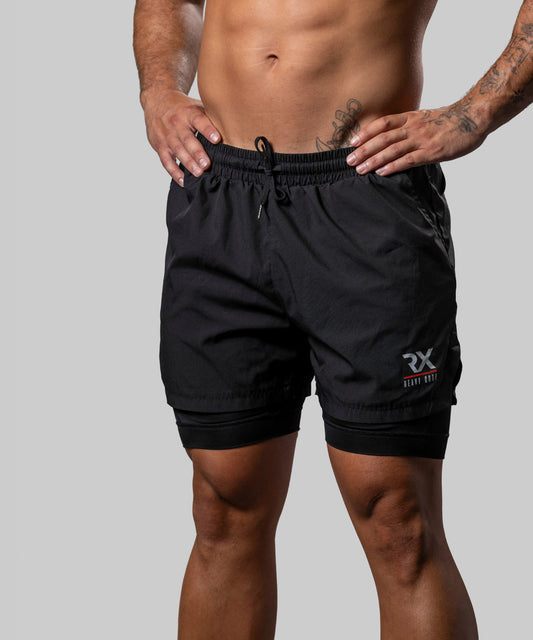 Pantalón corto malla RX negro