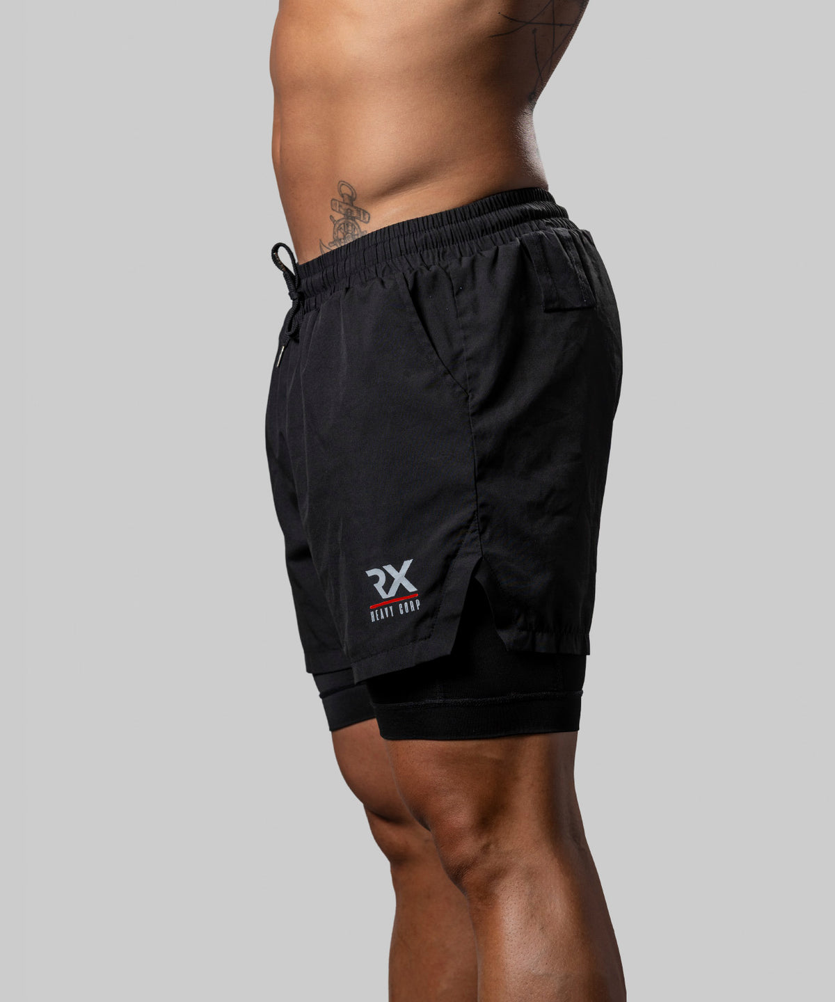 Pantalón corto malla RX negro