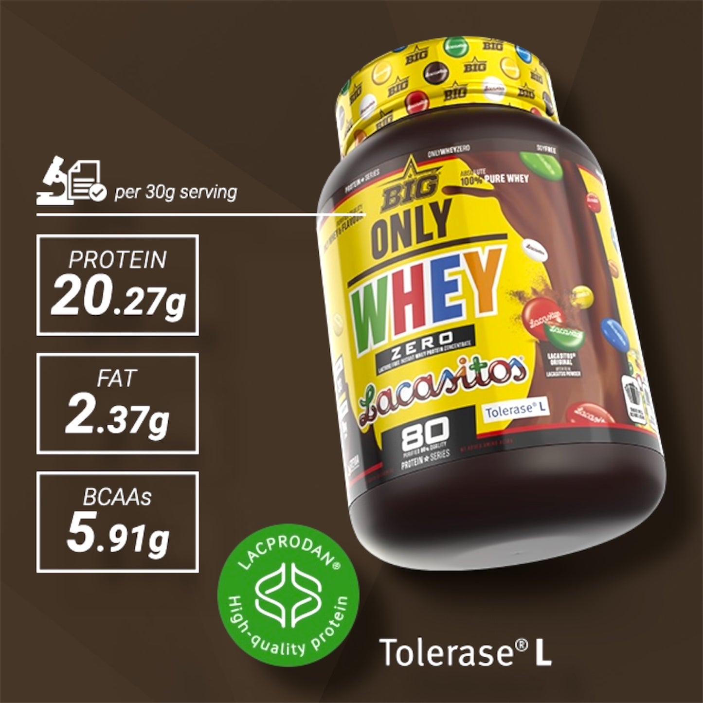BIG WHEY Zero 1 KG | Lacasitos®