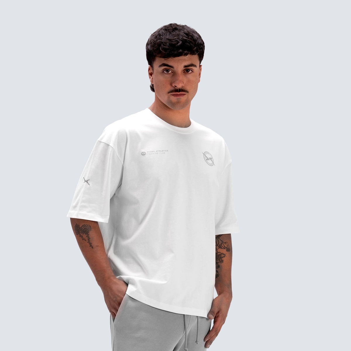 Lifestyle oversize Picsil SS26 white