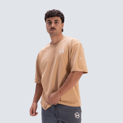 Lifestyle oversize Picsil SS26 mocha