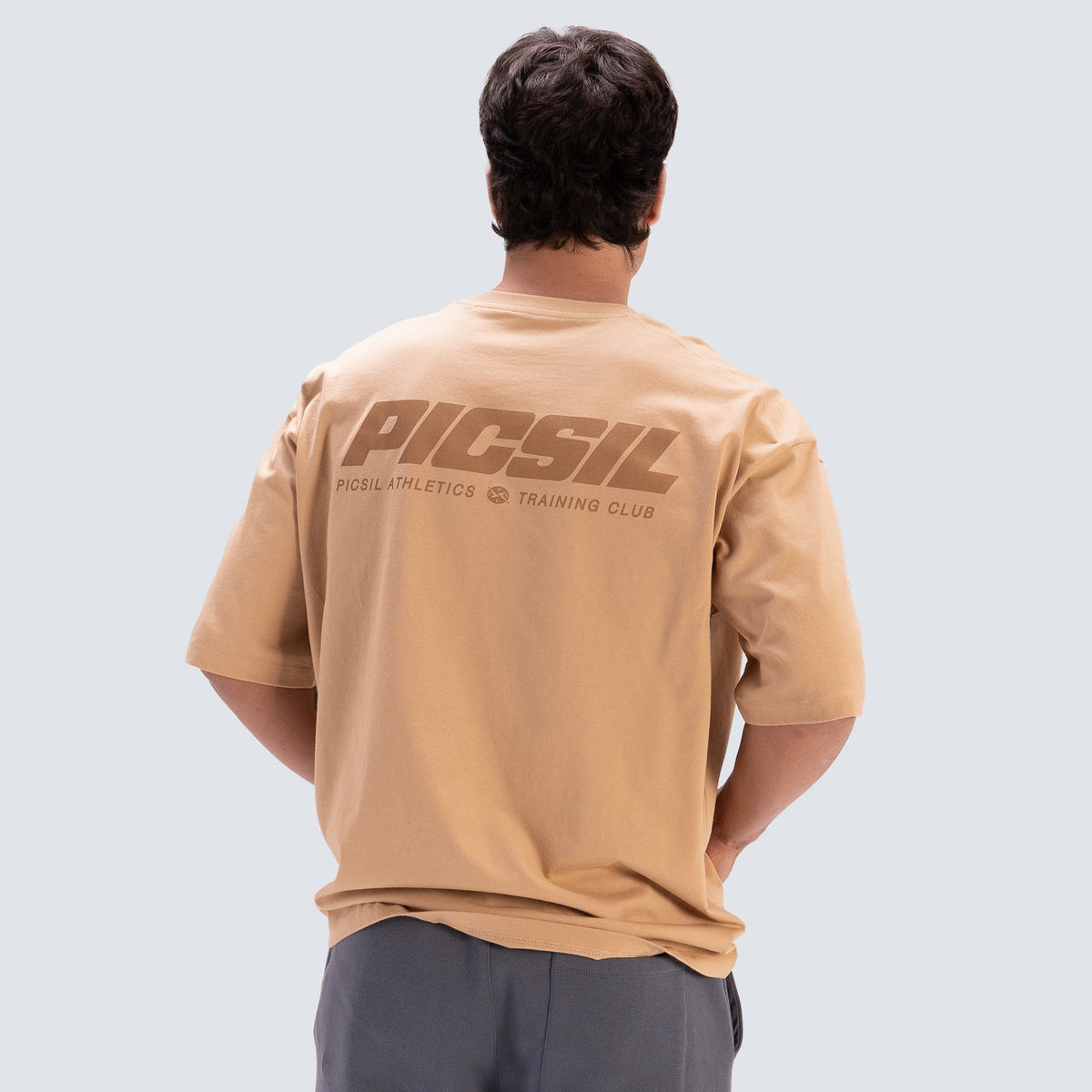 Lifestyle oversize Picsil SS26 mocha