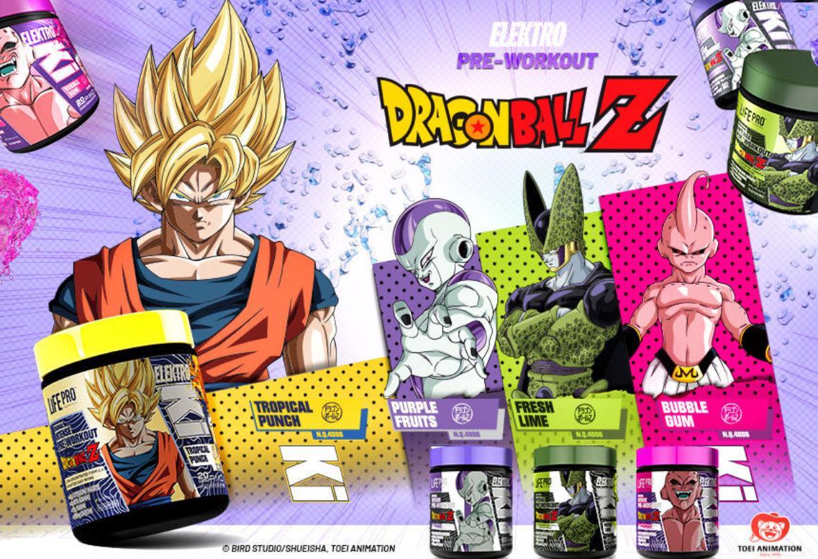 Life Pro Elektro preworkout Ki Dragon Ball Z 400 g | Bubble Gum - Unbroken Fitness Shop