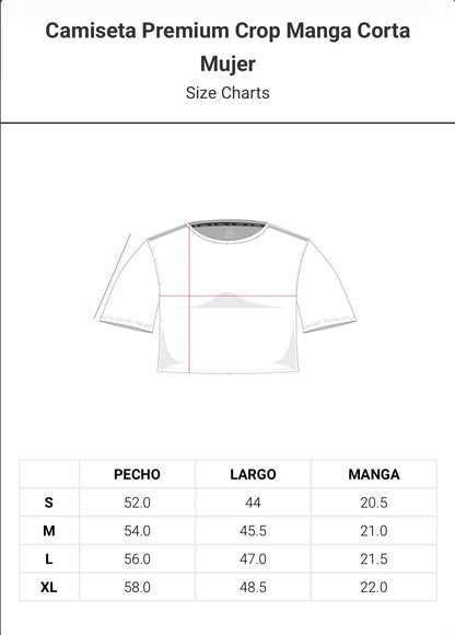 Picsil crop top Premium fern